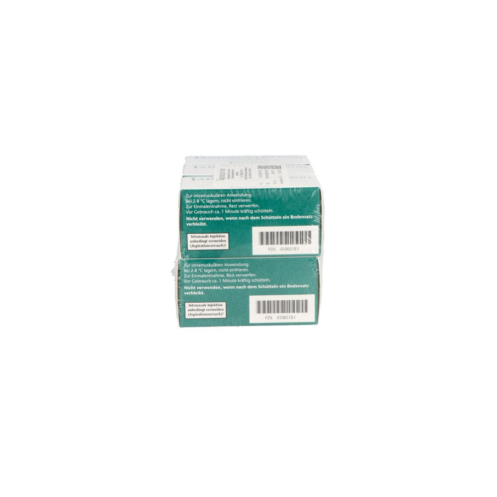 Das Produktfoto zeigt Tardocillin 1200 Spritzfertige Suspension (6X4 ml) PZN 00627443