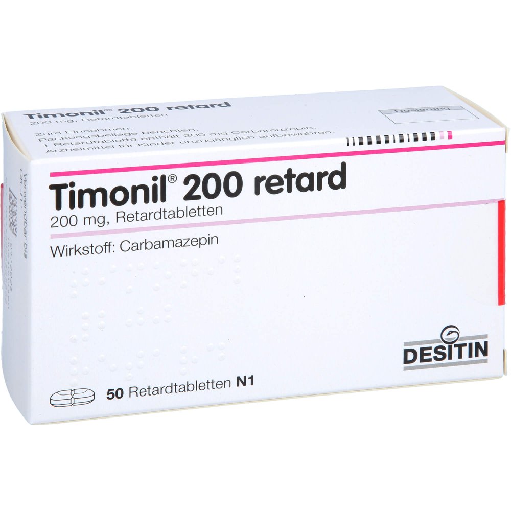 Das Produktfoto zeigt Timonil 200 Retard Tabl. (50 stk) PZN 00630586