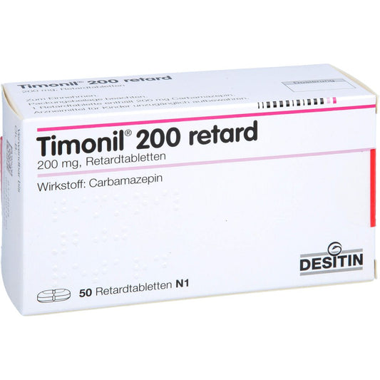 Das Produktfoto zeigt Timonil 200 Retard Tabl. (50 stk) PZN 00630586