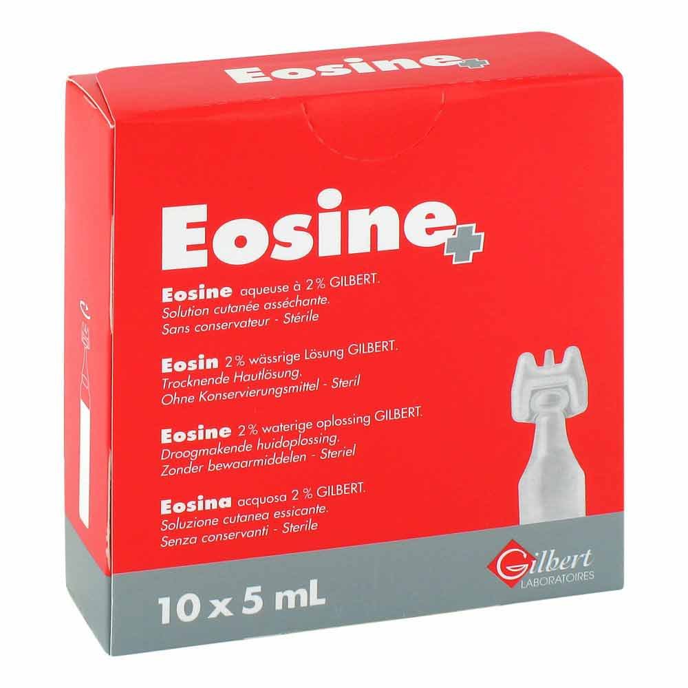 Eosin 2% Wässrige Pflegelösung Steril (10X5 ml)