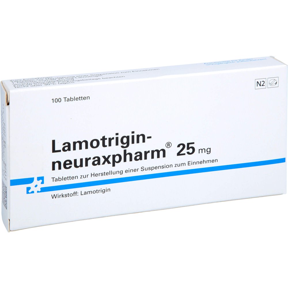 Lamotrigin-Neuraxpharm 25 Mg Tab.Z.H.Susp.Z.Einn. (100 stk)