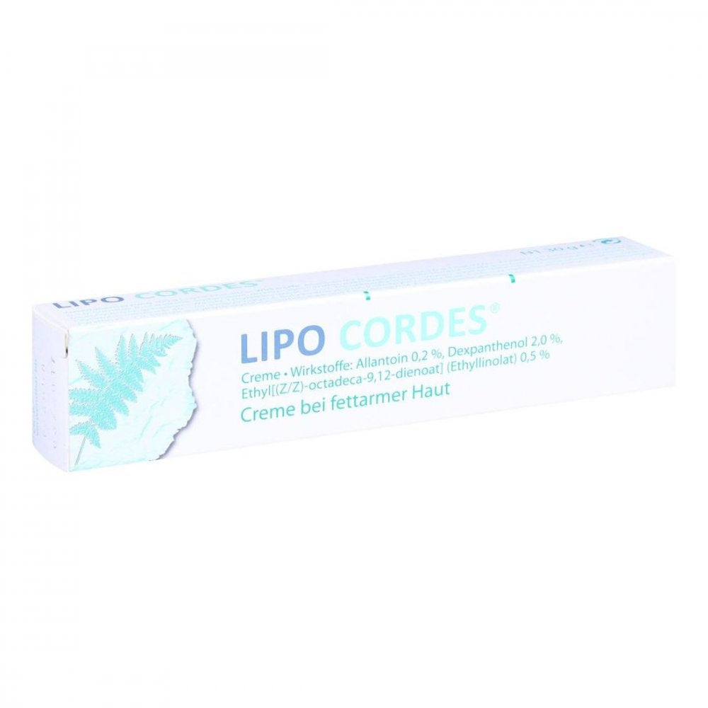Das Produktfoto zeigt Lipo Cordes Creme (30 g) PZN 00640389