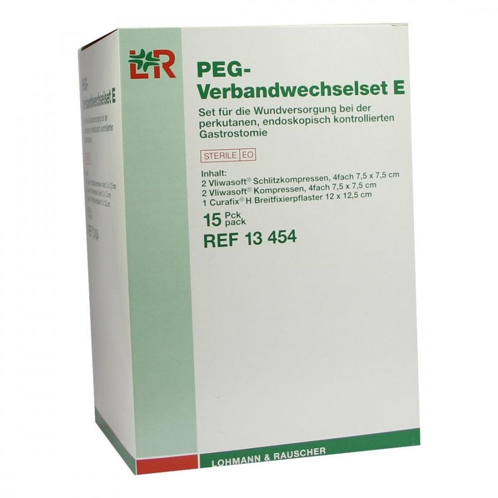 Das Produktfoto zeigt Peg Verbandwechsel Set E (15 stk) PZN 00647664