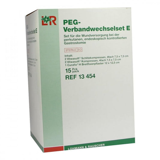 Das Produktfoto zeigt Peg Verbandwechsel Set E (15 stk) PZN 00647664