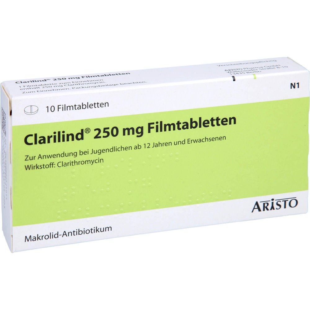 Clarilind 250 Mg Filmtabletten (10 stk)