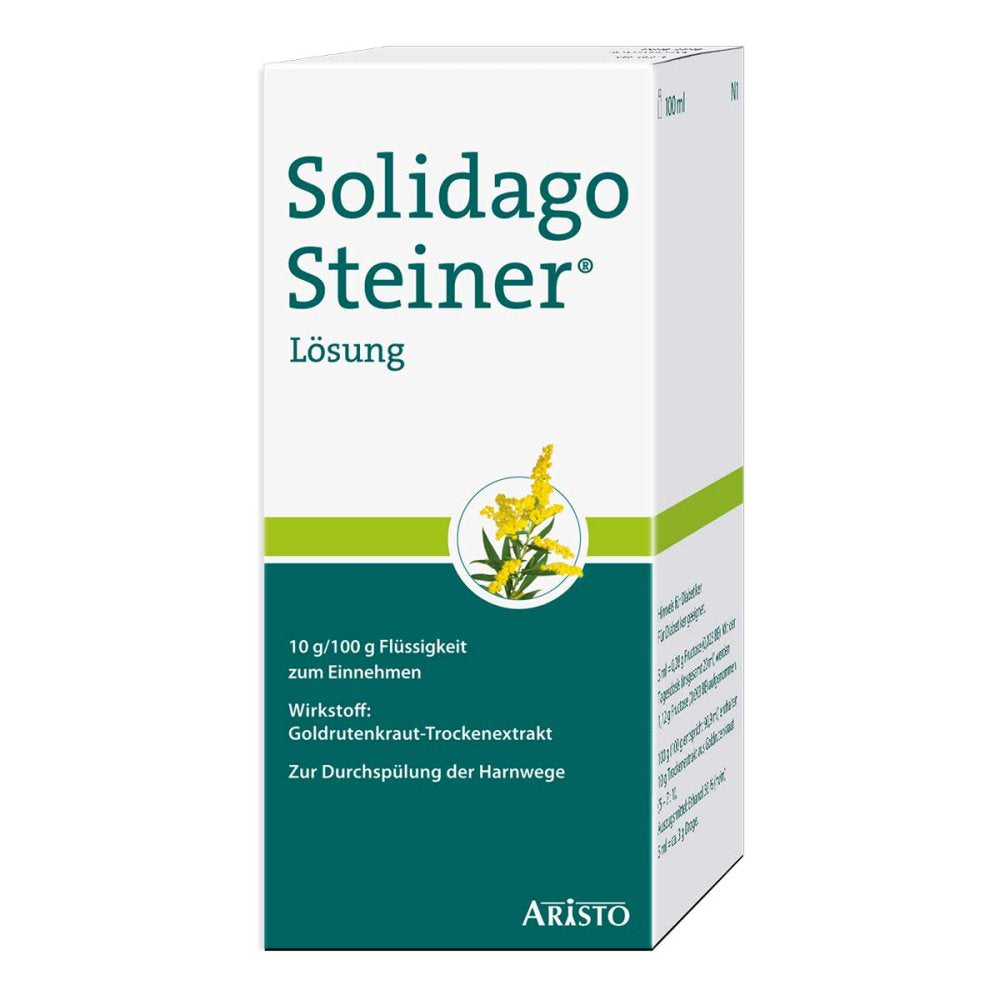 Das Produktfoto zeigt Solidago Steiner Lösung Flüssigkeit Z.Einnehmen (100 ml) PZN 00655586