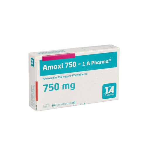 Amoxi 750-1a Pharma Filmtabletten (10 stk)