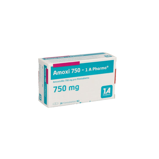 Amoxi 750-1a Pharma Filmtabletten (20 stk)