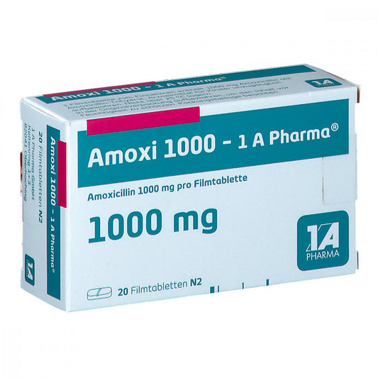 Amoxi 1000-1a Pharma Filmtabletten (20 stk)