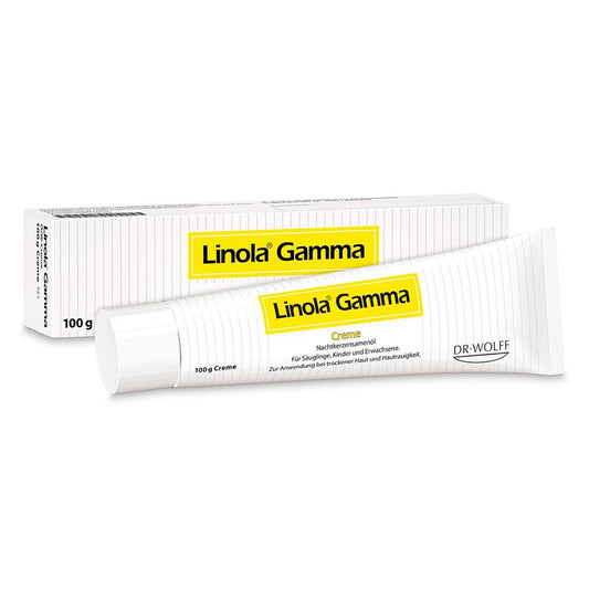 Das Produktfoto zeigt Linola Gamma Creme (100 g) PZN 00670290