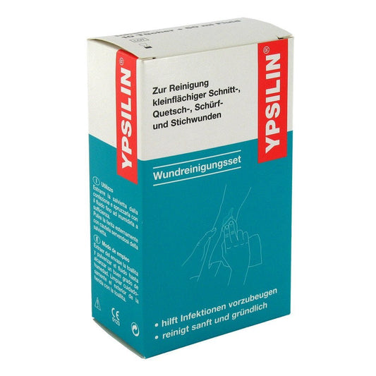 Das Produktfoto zeigt Ypsilin Wundreinigungsset Klein (1 stk) PZN 00671556