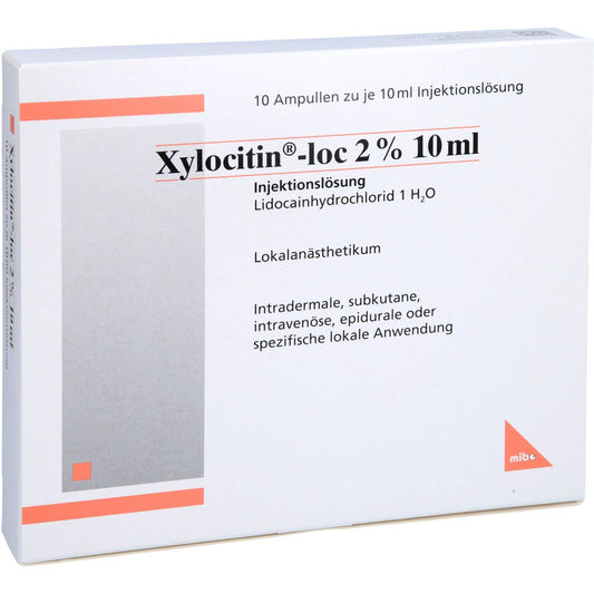 Xylocitin-Loc 2% 10 Ml Injektionslösung Amp. (10X10 ml)