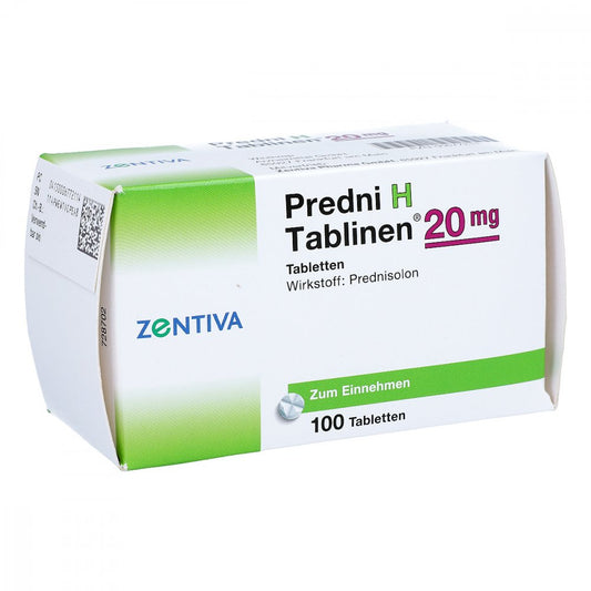 Das Produktfoto zeigt Predni H Tablinen 20 Mg Tabletten (100 stk) PZN 00677211