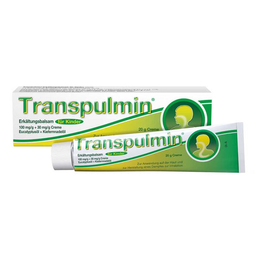 Das Produktfoto zeigt Transpulmin Erkältungsbalsam Für Kinder (20 g) PZN 00679368