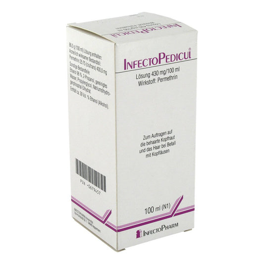 Das Produktfoto zeigt Infectopedicul Lösung (100 ml) PZN 00679457