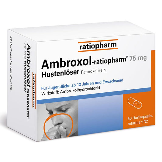 Ambroxol-Ratiopharm 75 Mg Hustenlöser Retardkaps. (50 stk)