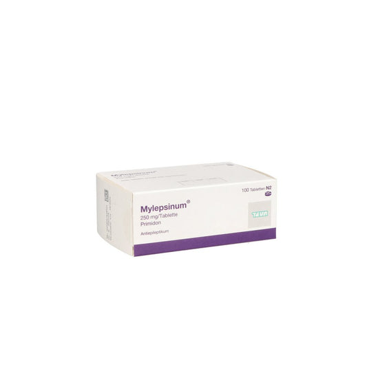 Das Produktfoto zeigt Mylepsinum Tabletten (100 stk) PZN 00695841