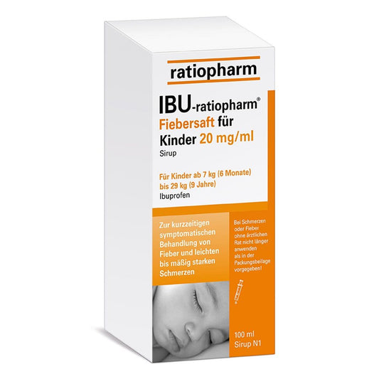Ibu-Ratiopharm Fiebersaft Für Kinder 20 Mg/Ml (100 ml)