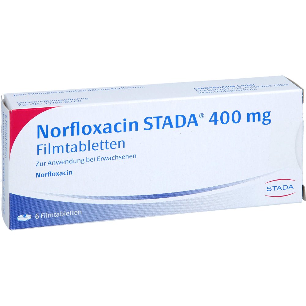 Norfloxacin Stada 400 Mg Filmtabletten (6 stk)