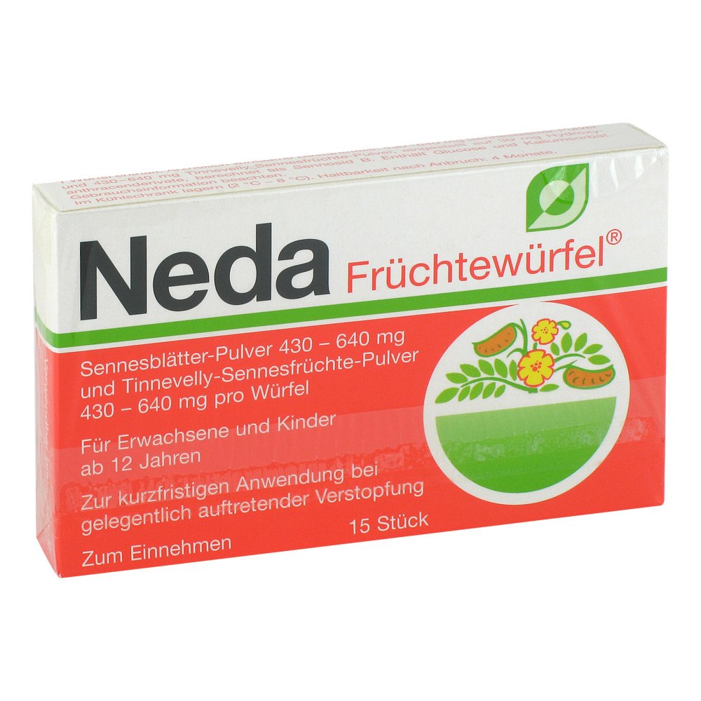 Das Produktfoto zeigt Neda Früchtewürfel (15 stk) PZN 00707308