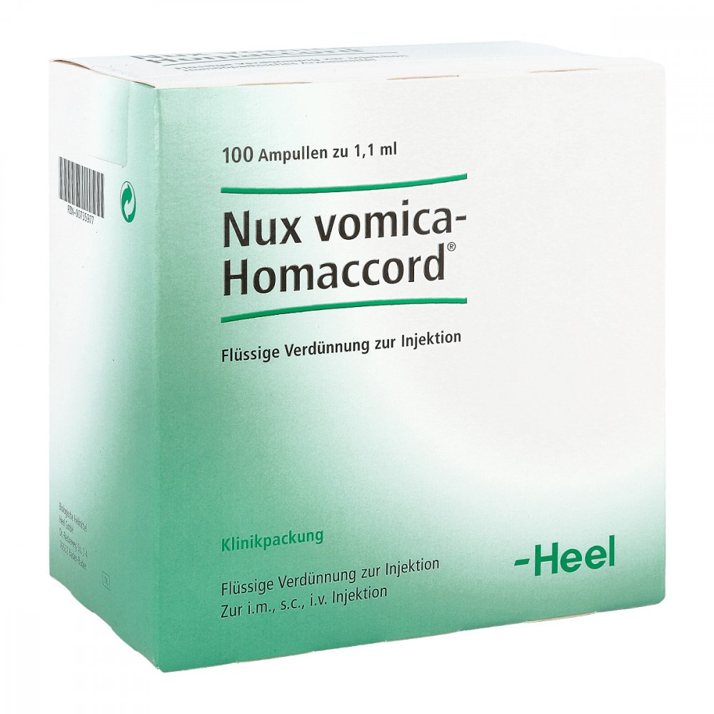 Nux Vomica Homaccord Ampullen (100 stk)