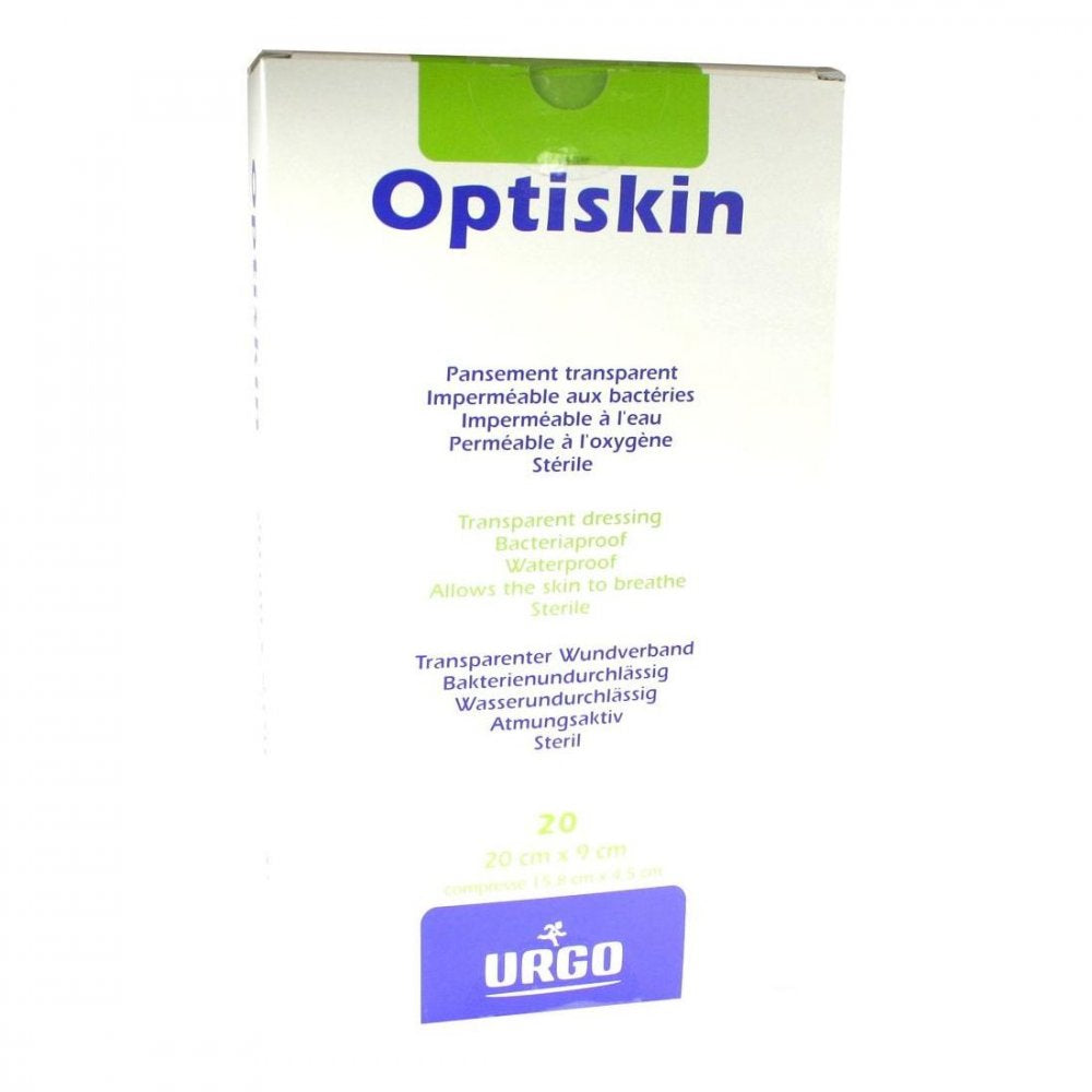 Das Produktfoto zeigt Optiskin Pflaster 90x200 Mm (20 stk) PZN 00737769