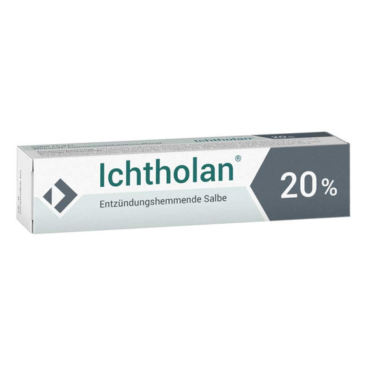 Das Produktfoto zeigt Ichtholan 20% Salbe (15 g) PZN 00741794