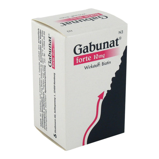 Das Produktfoto zeigt Gabunat Forte 10 Mg Tabletten (90 stk) PZN 00745220