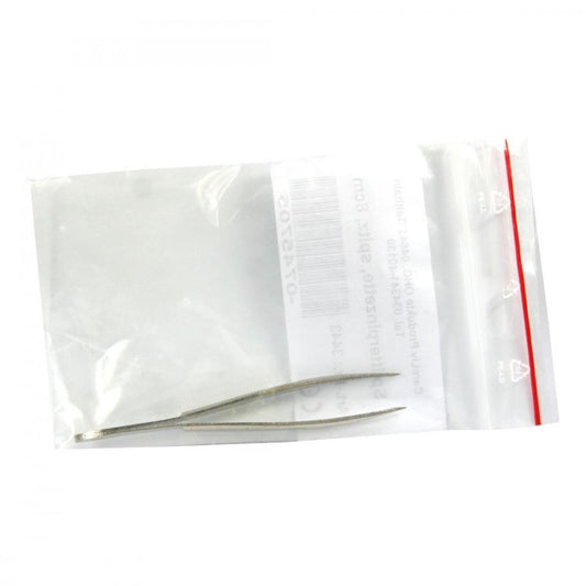 Das Produktfoto zeigt Pinzette Splitter Spitz 8 Cm (1 stk) PZN 00745705