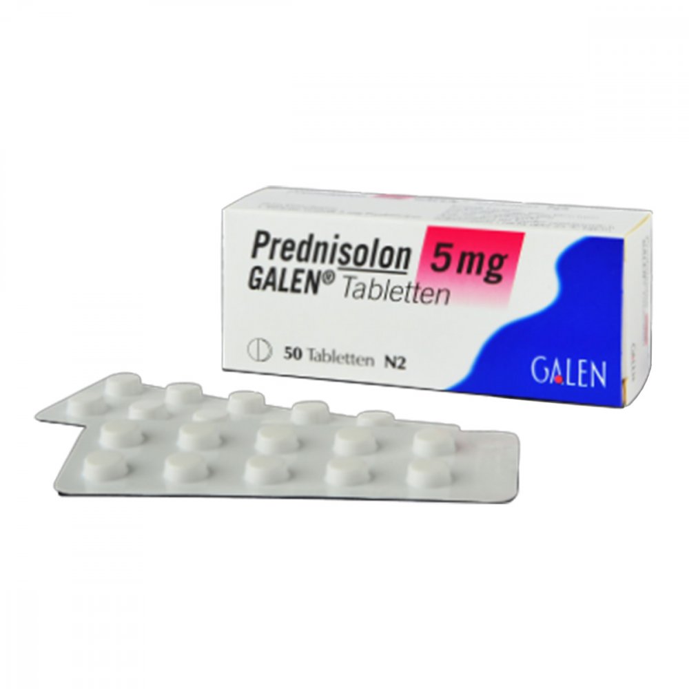 Prednisolon 5 Mg Galen Tabletten (50 stk)