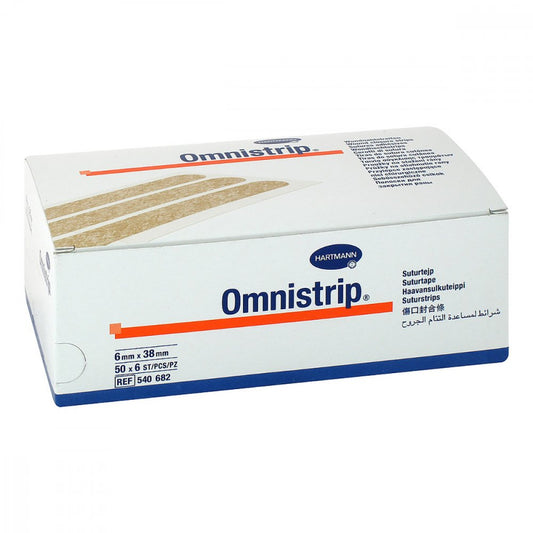 Das Produktfoto zeigt Omnistrip Wundnahtstreifen 6x38 Mm (300 stk) PZN 00761644