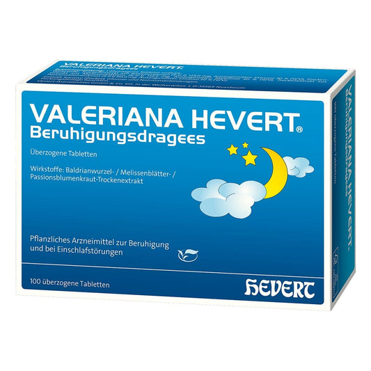 Valeriana Hevert Beruhigungsdragees (100 stk)
