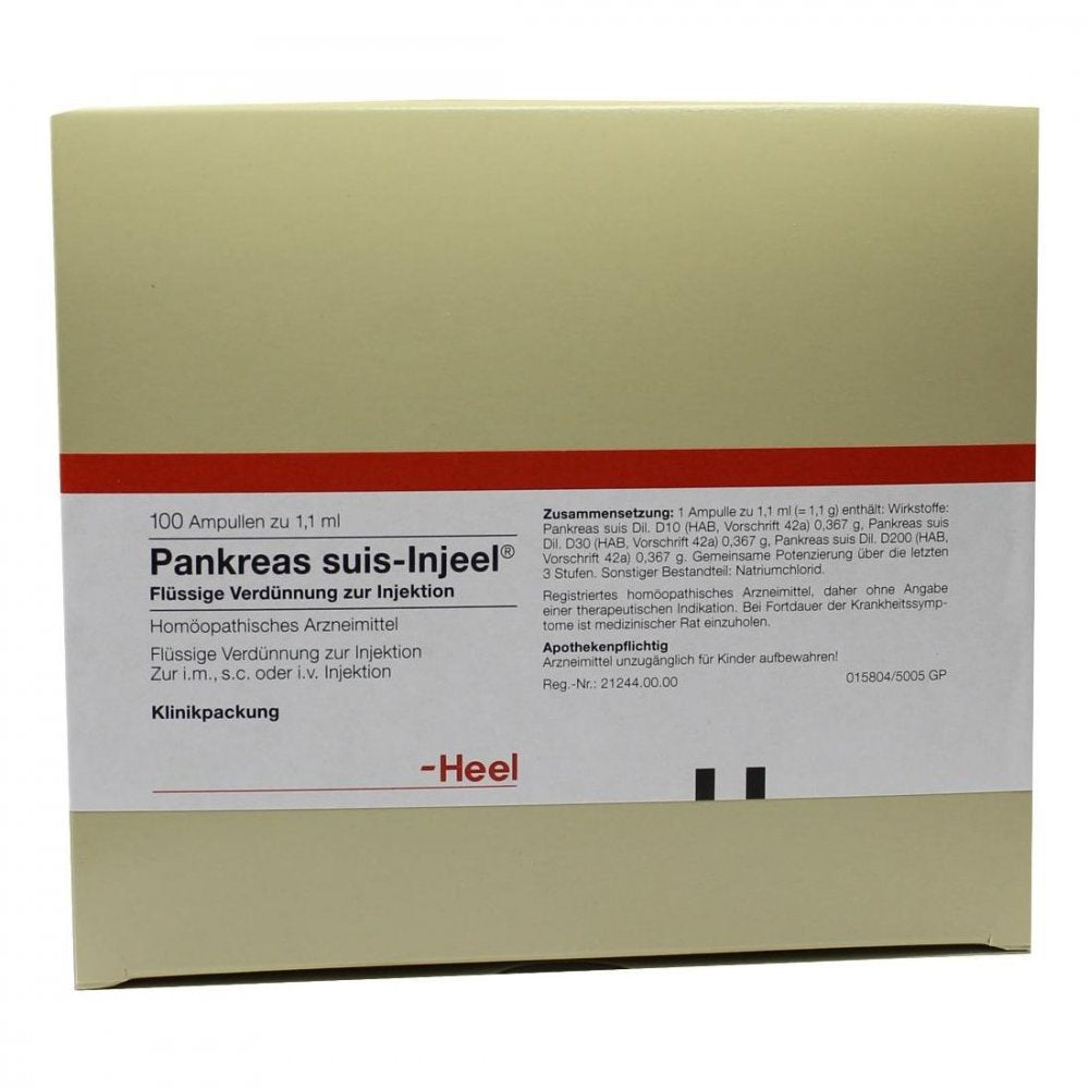 Das Produktfoto zeigt Pankreas Suis Injeel Ampullen (100 stk) PZN 00762342