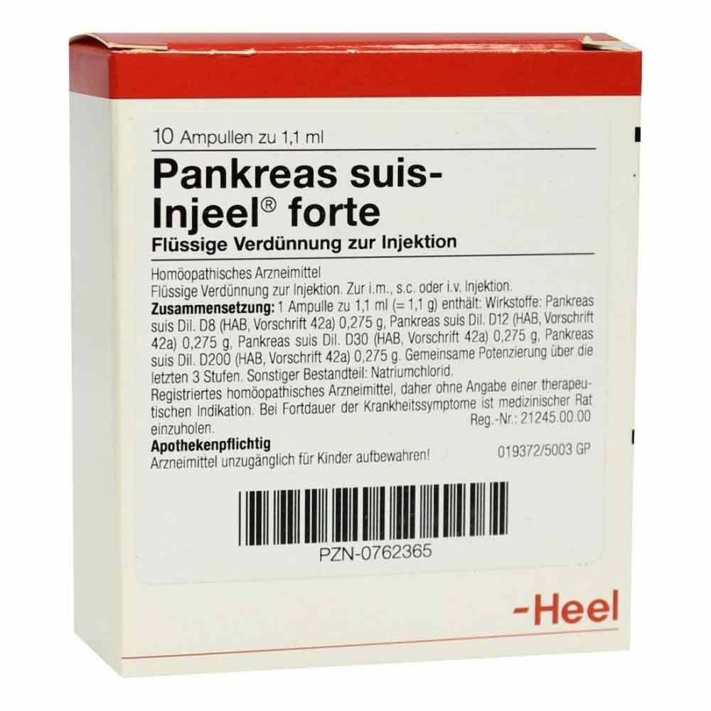 Pankreas Suis Injeel Forte Ampullen (10 stk)
