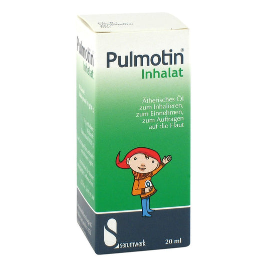 Das Produktfoto zeigt Pulmotin Inhalat (20 ml) PZN 00768422