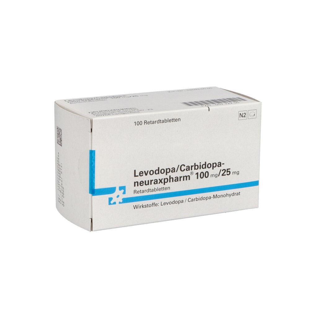 Levodopa/Carbidopa-Neuraxpharm 100/25 Mg Ret.-Tab. (100 stk)