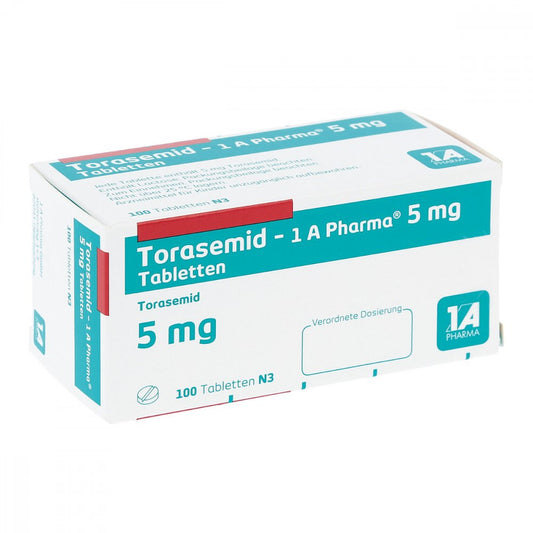 Torasemid-1a Pharma 5 Mg Tabletten (100 stk)