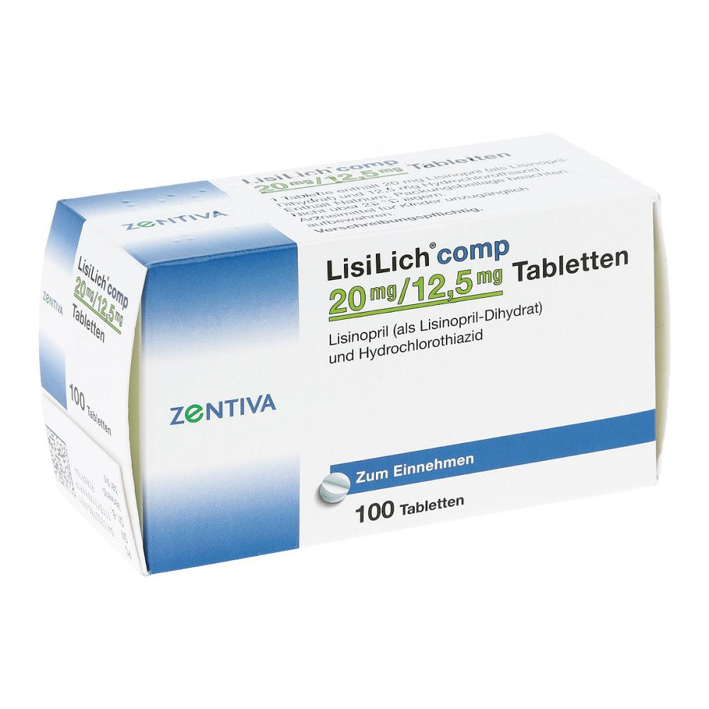 Lisilich Comp. 20 Mg/12,5 Mg Tabletten (100 stk)