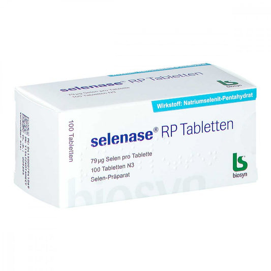 Das Produktfoto zeigt Selenase Rp Tabletten (100 stk) PZN 00794106
