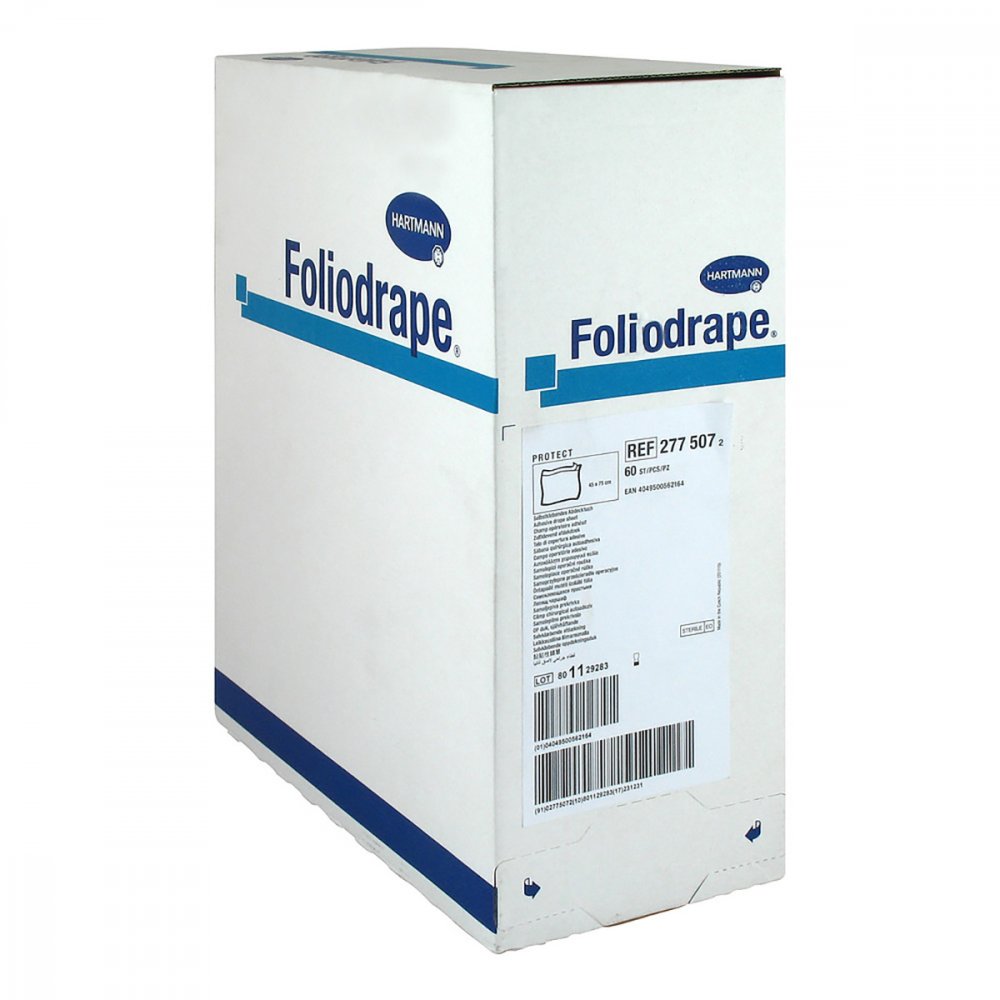 Das Produktfoto zeigt Foliodrape Protect Abdecktuch Selbstkleb.45x75 Cm (60 stk) PZN 00798245