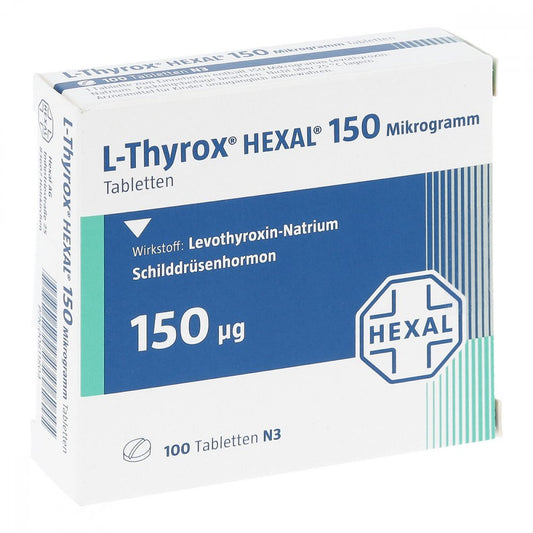 L-Thyrox Hexal 150 Mikrogramm Tabletten (100 stk)