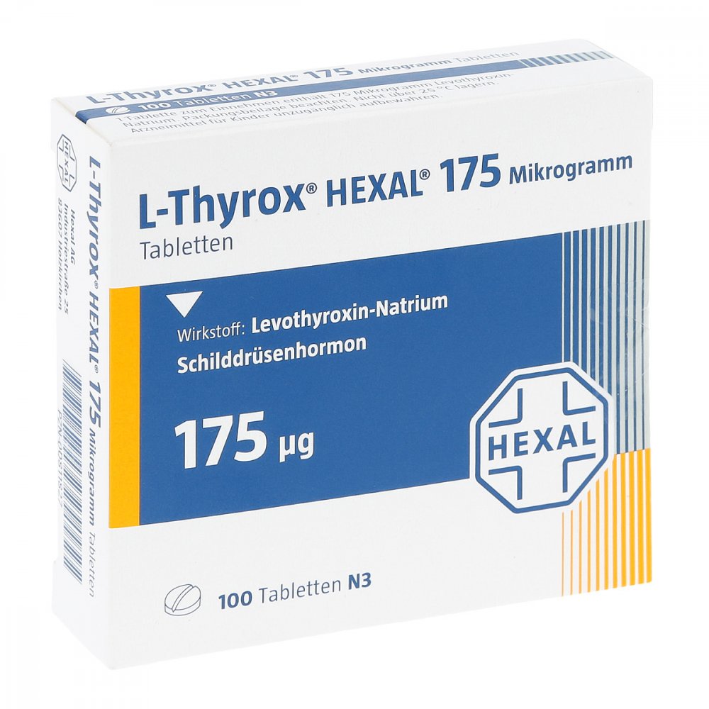 L-Thyrox Hexal 175 Mikrogramm Tabletten (100 stk)