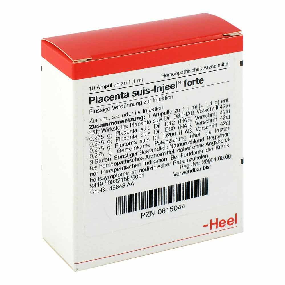 Placenta Suis Injeel Forte Ampullen (10 stk)