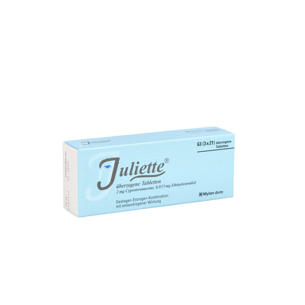 Das Produktfoto zeigt Juliette Überzogene Tabletten (3X21 stk) PZN 00824540