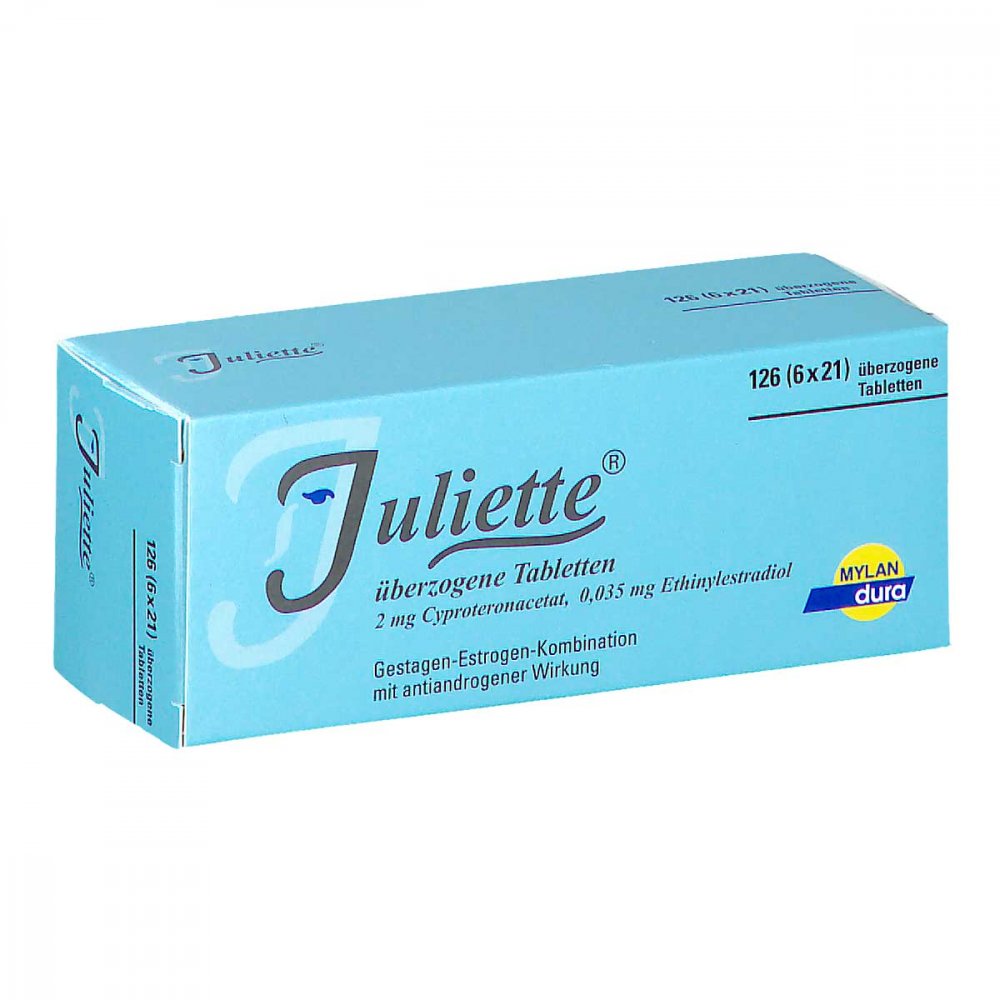 Das Produktfoto zeigt Juliette Überzogene Tabletten (6X21 stk) PZN 00824557
