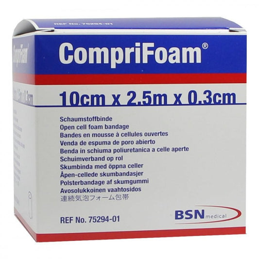 Das Produktfoto zeigt Comprifoam 0,3 Cmx10 Cmx2,5 M Rolle (1 stk) PZN 00831103