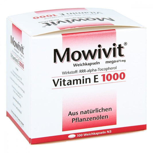 Mowivit Vitamin E 1000 Kapseln (100 stk)
