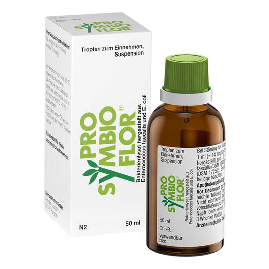 Das Produktfoto zeigt Pro-Symbioflor Suspension (50 ml) PZN 00841509