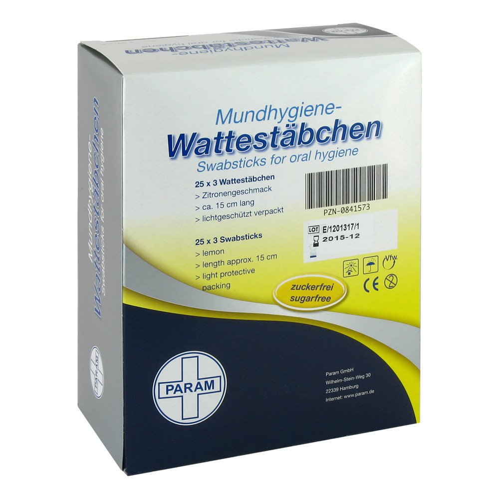 Das Produktfoto zeigt Lemon Swabs (25X3 stk) PZN 00841573