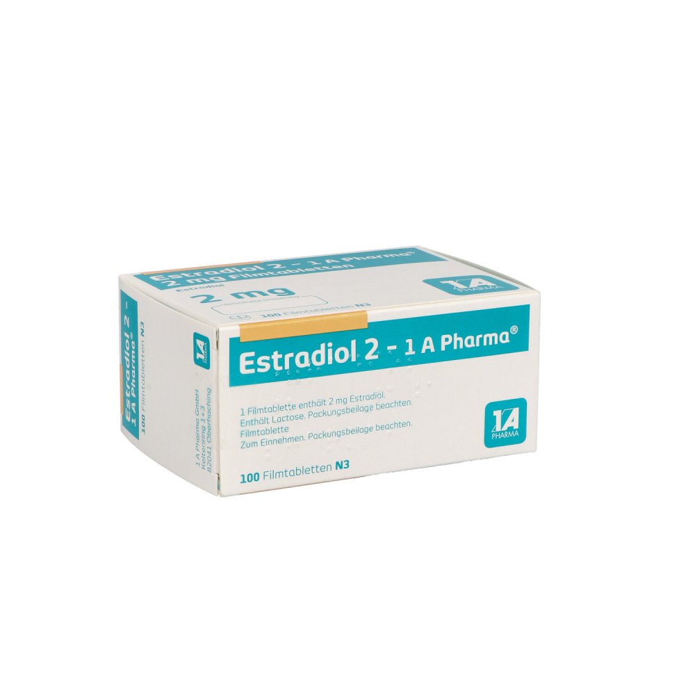 Estradiol 2-1a Pharma Filmtabletten (100 stk)
